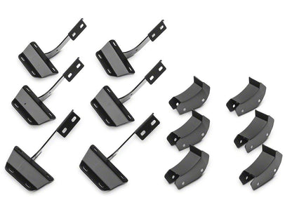 Barricade Aluminum Running Boards; Black (15-25 F-150 SuperCab, SuperCrew)