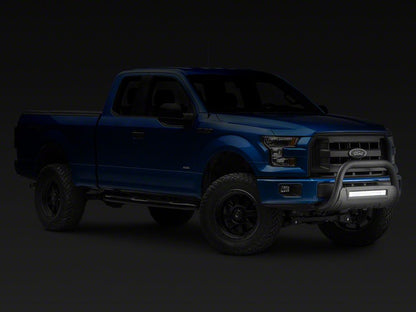 Barricade HD Bull Bar with Skid Plate and 20-Inch Dual-Row LED Light Bar; Textured Black (04-25 F-150, Excluding Raptor)