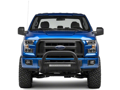 Barricade HD Bull Bar with Skid Plate and 20-Inch Dual-Row LED Light Bar; Textured Black (04-25 F-150, Excluding Raptor)