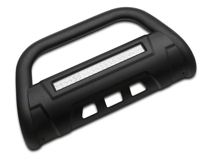 Barricade HD Bull Bar with Skid Plate and 20-Inch Dual-Row LED Light Bar; Textured Black (04-25 F-150, Excluding Raptor)