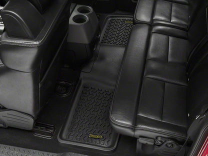 Barricade Rear Floor Mat; Black (97-08 F-150 SuperCab; 04-08 F-150 SuperCrew)
