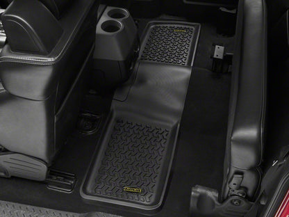 Barricade Rear Floor Mat; Black (97-08 F-150 SuperCab; 04-08 F-150 SuperCrew)