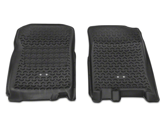 Barricade Front Floor Mats; Black (97-03 F-150)