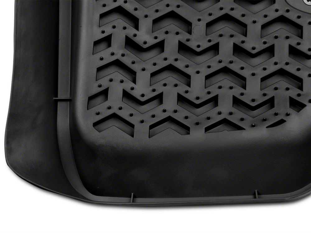 Barricade Front Floor Mats; Black (04-08 F-150)