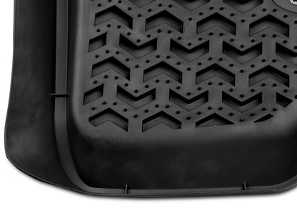 Barricade Front Floor Mats; Black (04-08 F-150)