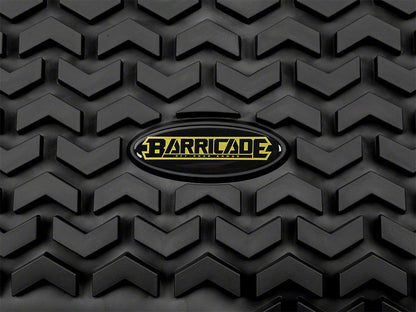 Barricade Front Floor Mats; Black (04-08 F-150)