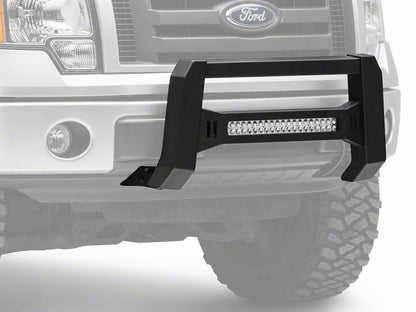 Barricade XHD Bull Bar with Dual Row LED Light Bar; Black (04-25 F-150, Excluding Raptor)