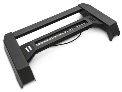 Barricade XHD Bull Bar with Dual Row LED Light Bar; Black (04-25 F-150, Excluding Raptor)