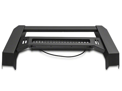 Barricade XHD Bull Bar with Dual Row LED Light Bar; Black (04-25 F-150, Excluding Raptor)