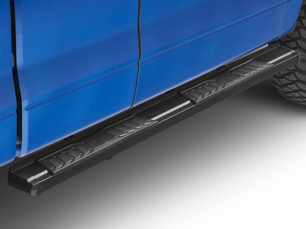 Barricade S6 Running Boards; Black (09-14 F-150 SuperCab, SuperCrew)