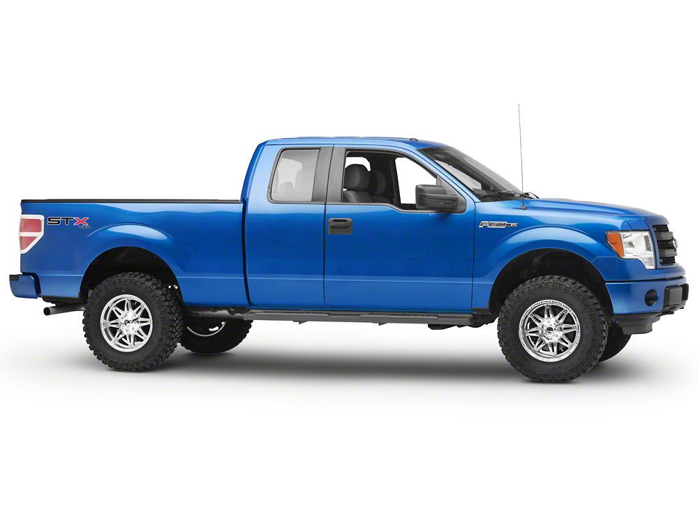 Barricade S6 Running Boards; Black (09-14 F-150 SuperCab, SuperCrew)
