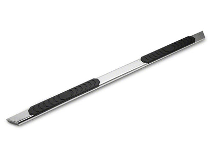 Barricade 4-Inch Flat Oval Running Boards; Stainless Steel (04-14 F-150 SuperCab)