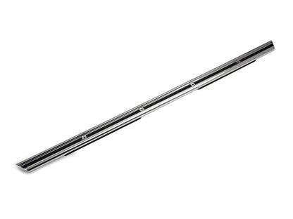 Barricade 4-Inch Flat Oval Running Boards; Stainless Steel (15-25 F-150 SuperCrew)