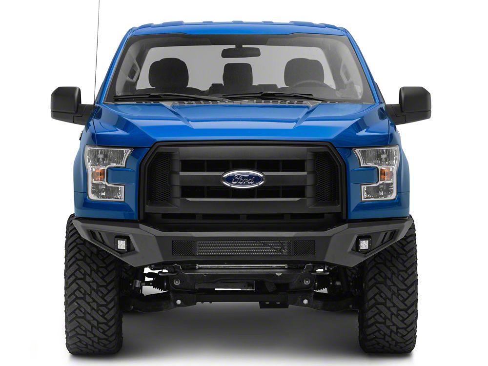 Barricade HD Off-Road Front Bumper with LED Fog Lights (15-17 F-150, Excluding Raptor)