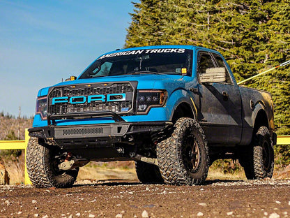 Barricade Pre-Runner Front Bumper with Skid Plate (09-14 F-150, Excluding Raptor)