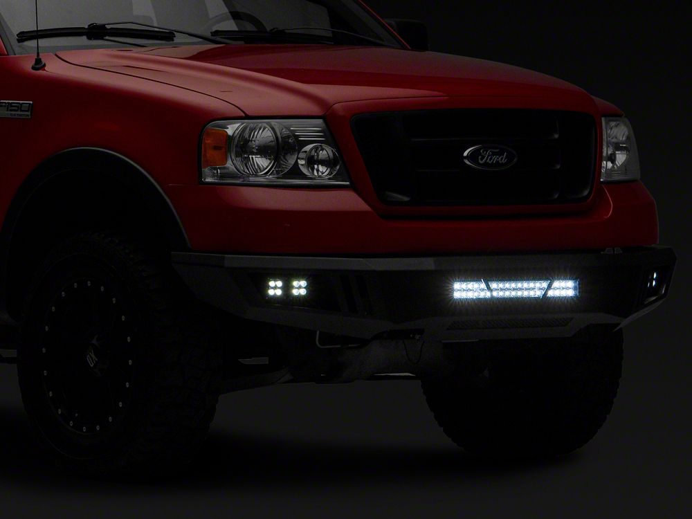 Barricade Extreme HD Front Bumper with LED Light Bar, Fog and Spot Lights (04-08 F-150)