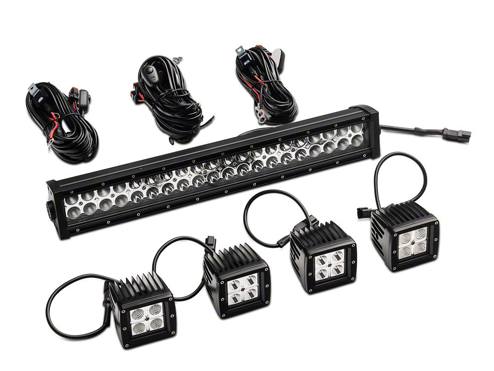 Barricade Extreme HD Front Bumper with LED Light Bar, Fog and Spot Lights (04-08 F-150)