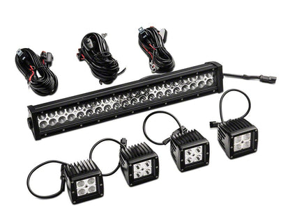 Barricade Extreme HD Front Bumper with LED Light Bar, Fog and Spot Lights (04-08 F-150)