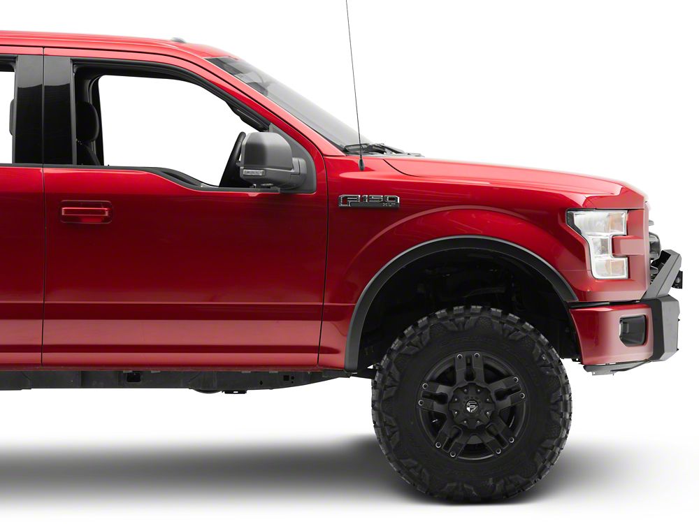 Barricade Stubby HD Front Bumper with Over-Rider Hoop and 20-Inch Dual Row LED Light Bar (15-17 F-150, Excluding Raptor)