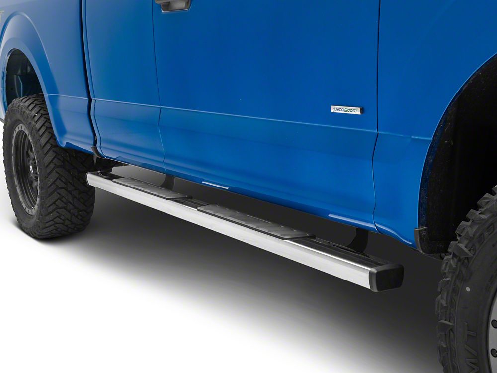 Barricade T4 Side Step Bars; Stainless Steel (15-25 F-150 SuperCab)