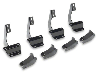 Barricade T4 Side Step Bars; Textured Black (15-25 F-150 SuperCab)
