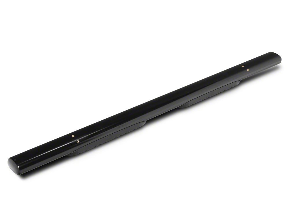 Barricade E-Series 5-Inch Straight End Side Step Bars; Black (15-25 F-150 SuperCab)