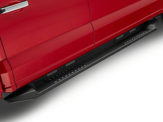 Barricade HD Steel Running Boards; Texutred Black (15-25 F-150 SuperCrew)