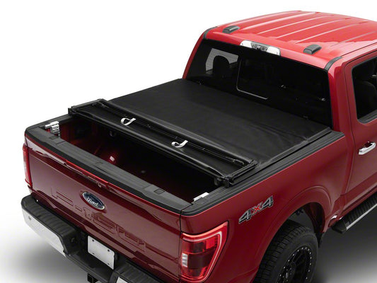 Barricade Soft Quad-Fold Tonneau Cover (15-25 F-150 w/ 5-1/2-Foot Bed)