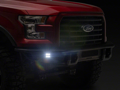 Barricade HD4 Tubular Front Bumper with LED Fog Lights (15-17 F-150, Excluding Raptor)