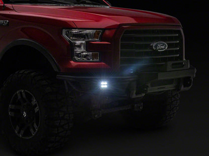 Barricade HD4 Tubular Winch Mount Front Bumper with LED Fog Lights (15-17 F-150, Excluding Raptor)