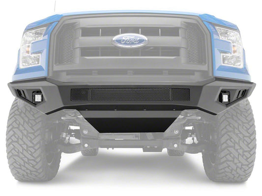 Barricade HD Off-Road Front Bumper with LED Fog Lights and Skid Plate (15-17 F-150, Excluding Raptor)