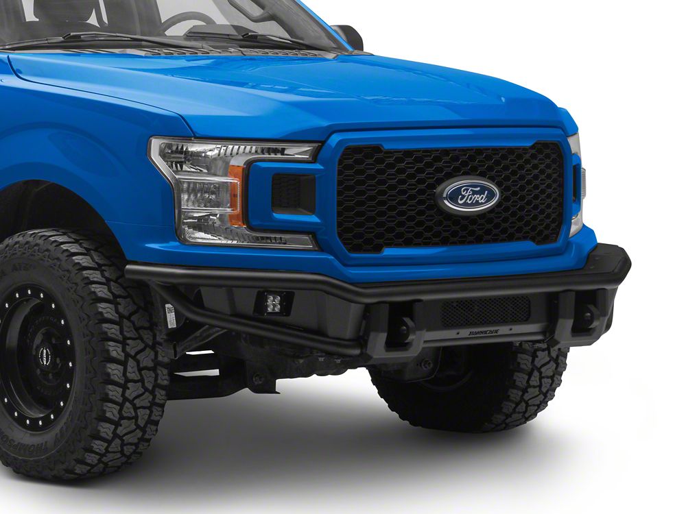 Barricade HD4 Tubular Front Bumper with LED Fog Lights (18-20 F-150, Excluding Raptor)