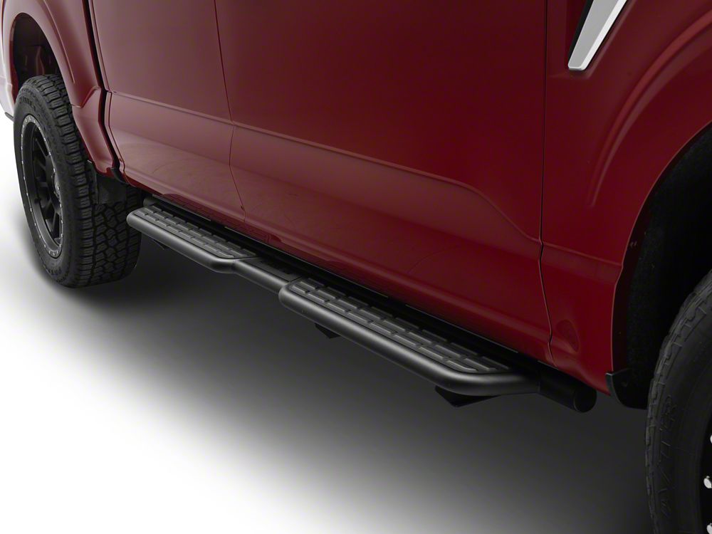 Barricade Formed HD Running Boards; Textured Black (15-25 F-150 SuperCrew)