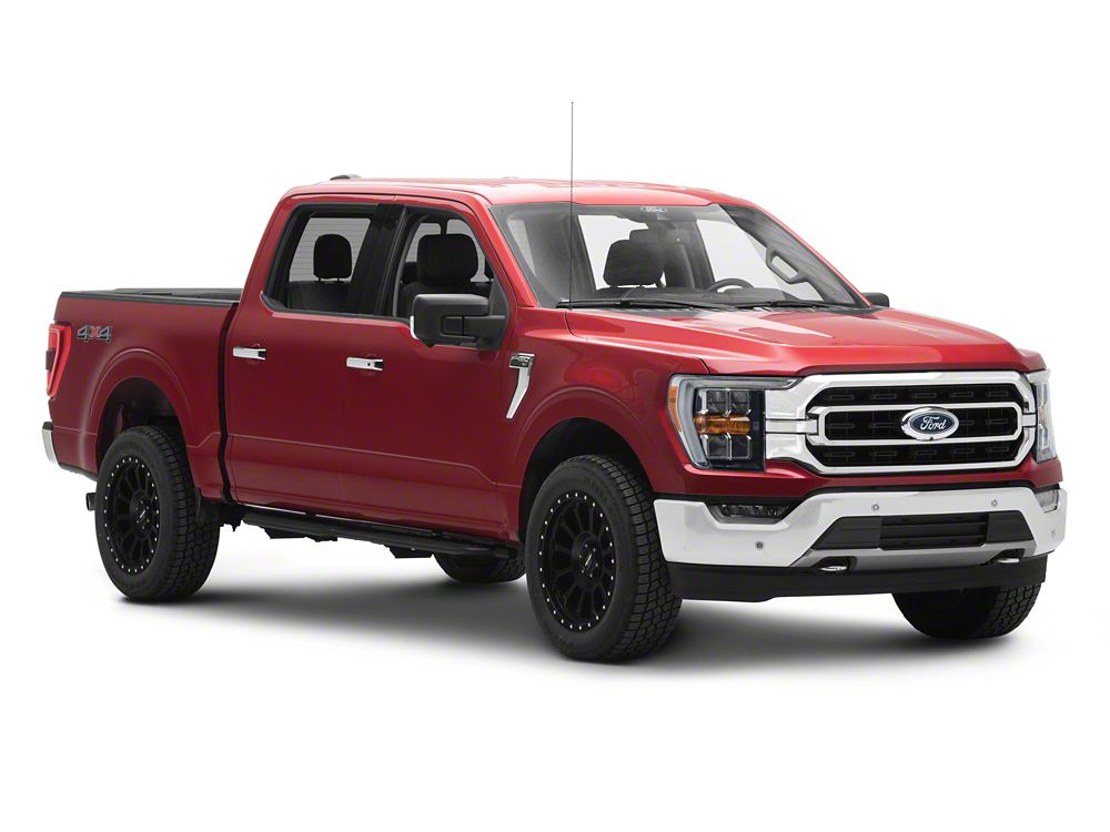 Barricade Formed HD Running Boards; Textured Black (15-25 F-150 SuperCrew)