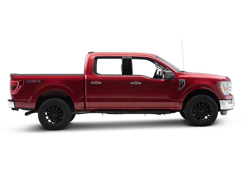 Barricade Formed HD Running Boards; Textured Black (15-25 F-150 SuperCrew)