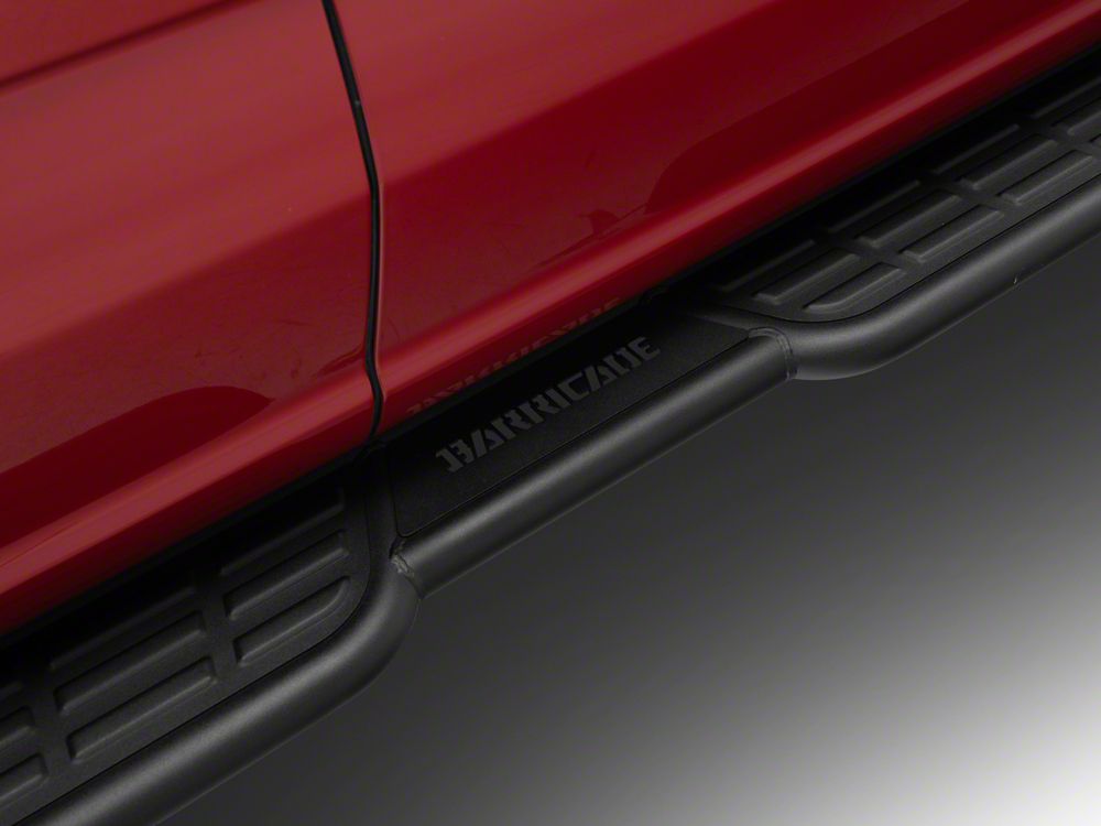 Barricade Formed HD Running Boards; Textured Black (15-25 F-150 SuperCrew)