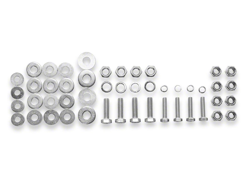 Barricade Replacement Bull Bar Hardware Kit for T532121 Only (04-25 F-150, Excluding Raptor)