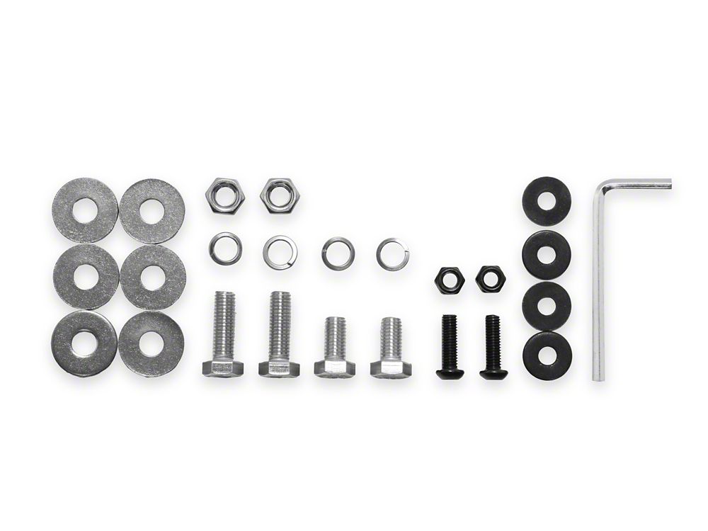 Barricade Replacement Front Bumper Hardware Kit for T537527 Only (15-17 F-150, Excluding Raptor)