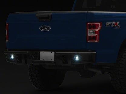 Barricade HD4 Tubular Rear Bumper with LED Off Road Lighting (15-20 F-150, Excluding Raptor)