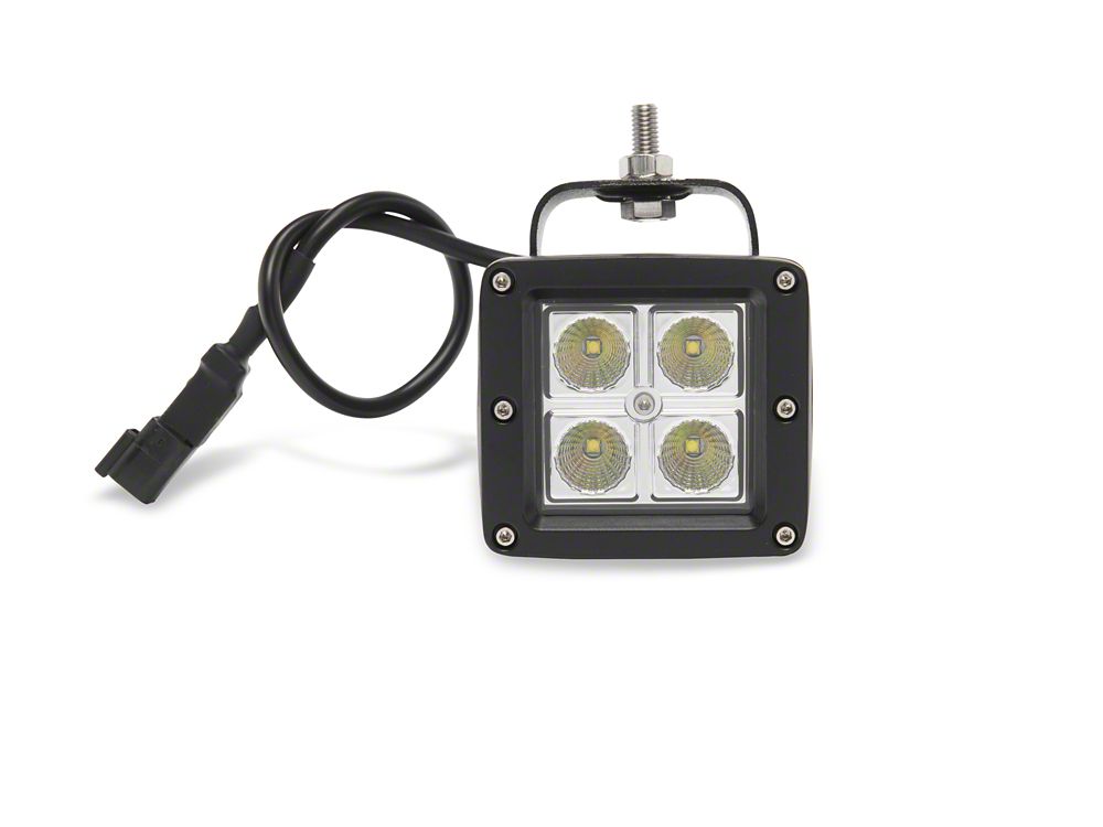 Barricade HD4 Tubular Rear Bumper with LED Off Road Lighting (15-20 F-150, Excluding Raptor)
