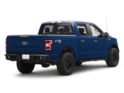Barricade HD4 Tubular Rear Bumper with LED Off Road Lighting (15-20 F-150, Excluding Raptor)
