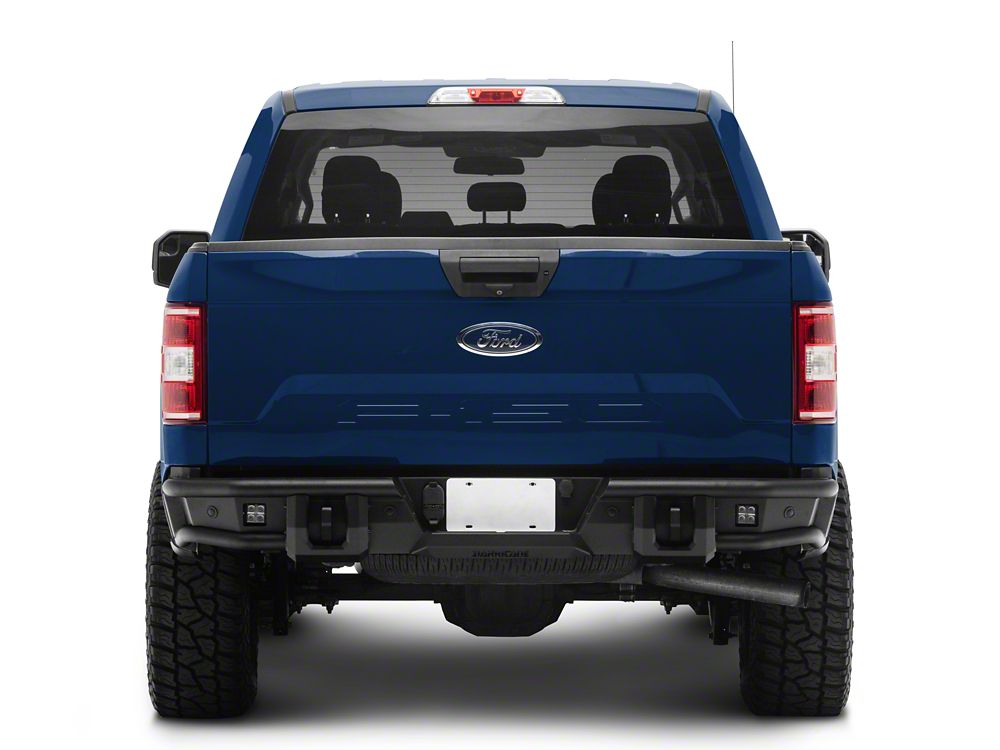 Barricade HD4 Tubular Rear Bumper with LED Off Road Lighting (15-20 F-150, Excluding Raptor)