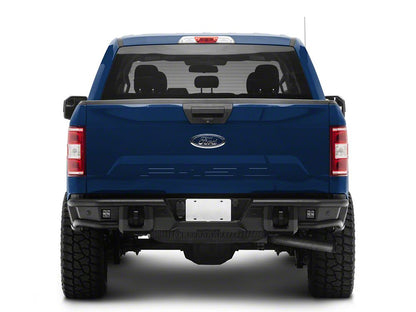 Barricade HD4 Tubular Rear Bumper with LED Off Road Lighting (15-20 F-150, Excluding Raptor)