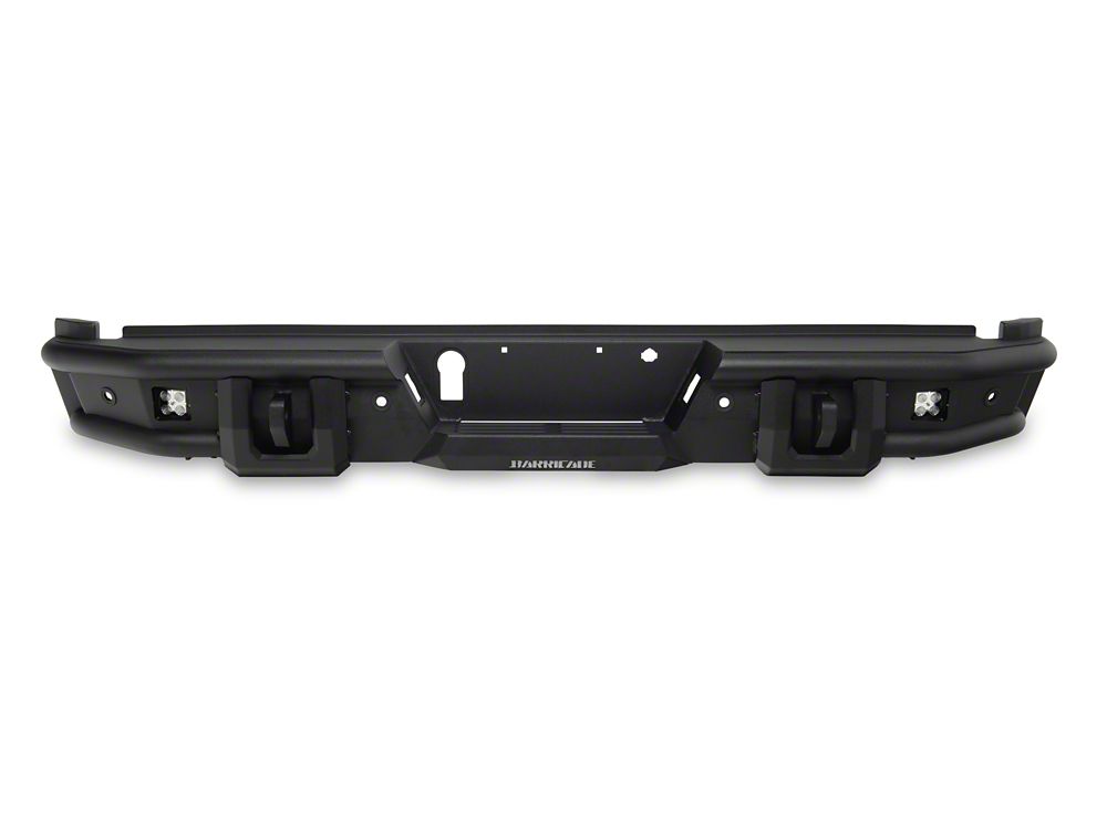 Barricade HD4 Tubular Rear Bumper with LED Off Road Lighting (15-20 F-150, Excluding Raptor)