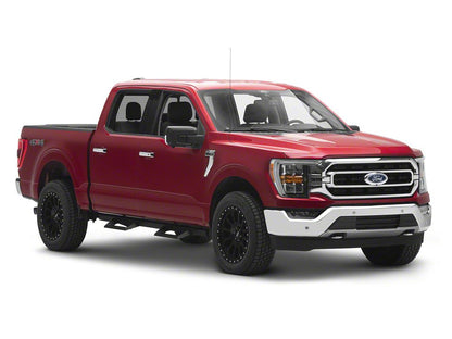 Barricade Canyon Drop Steps; Textured Black (15-25 F-150 SuperCrew)