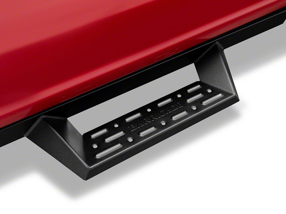 Barricade Canyon Drop Steps; Textured Black (15-25 F-150 SuperCrew)