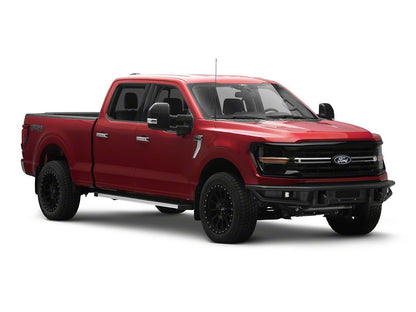 Barricade HD4 Tubular Front Bumper with LED Fog Lights (24-26 F-150, Excluding Raptor)