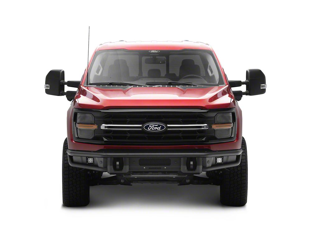 Barricade HD4 Tubular Front Bumper with LED Fog Lights (24-26 F-150, Excluding Raptor)