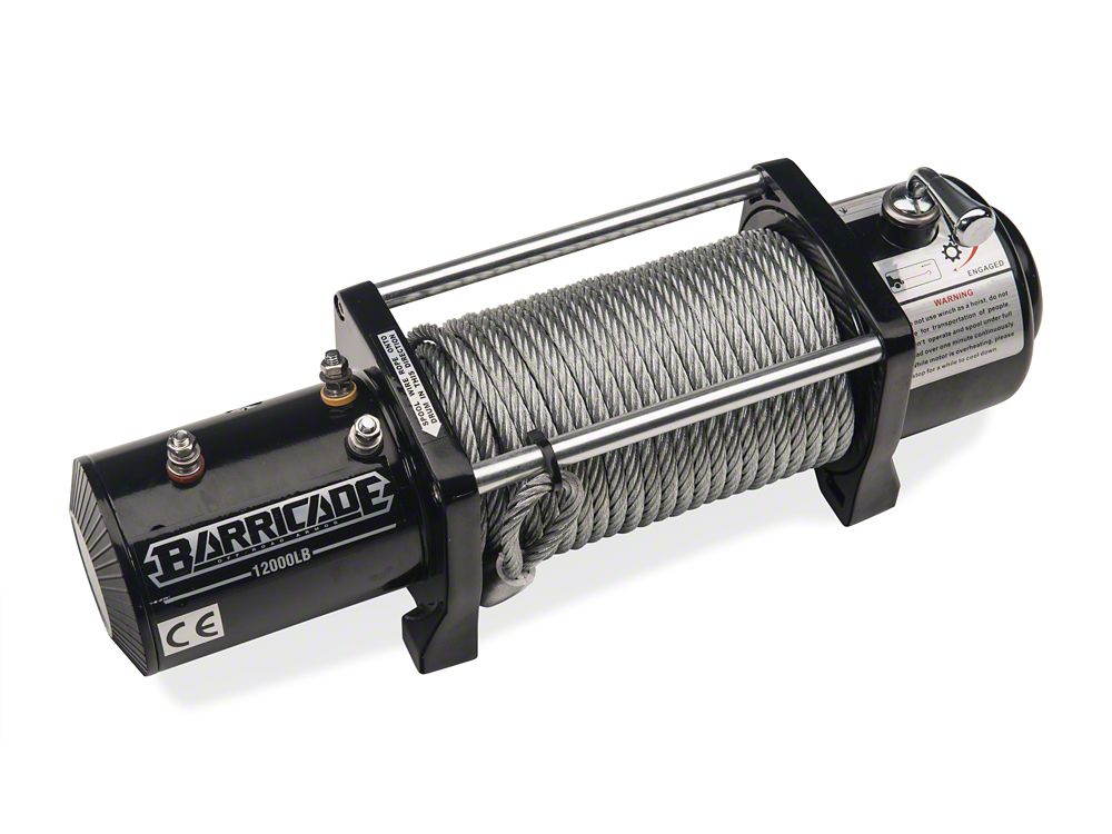 Barricade 12,000 lb. Winch (Universal; Some Adaptation May Be Required)