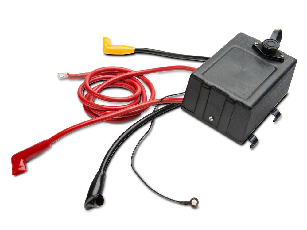 Barricade 12,000 lb. Winch with Synthetic Rope (Universal; Some Adaptation May Be Required)
